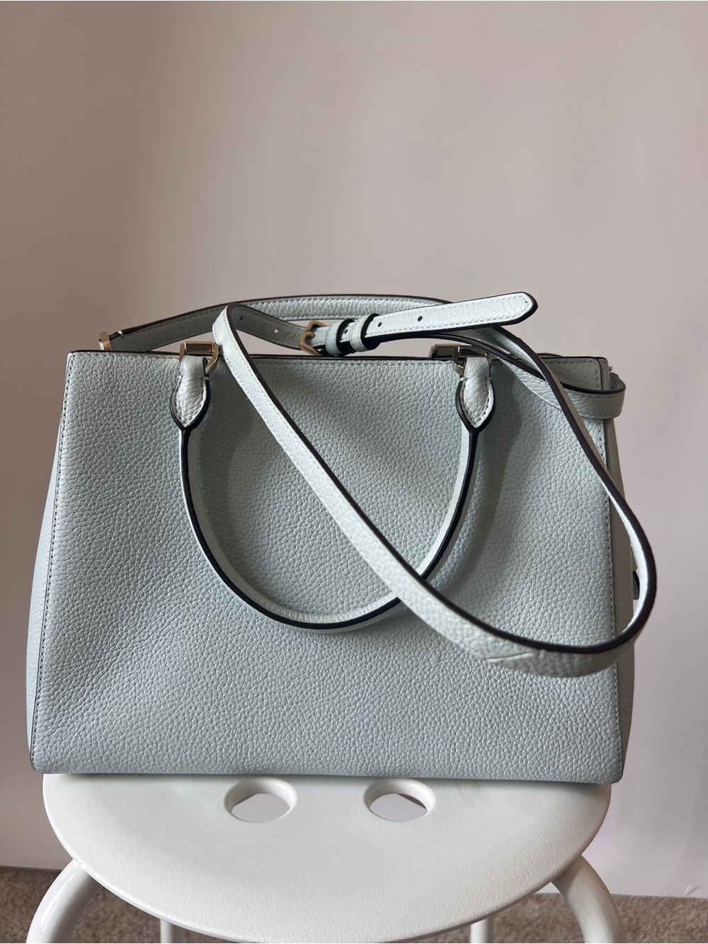 kate spade Powder Blue Leather Shoulder Bag - Picture 5 of 13